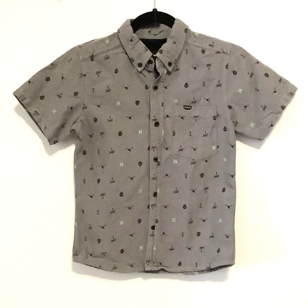 Boys Hurly Button Down Shirt